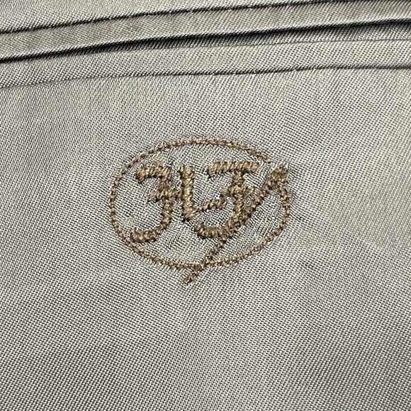 Hickey Freeman Mens 44L Brown Silk Linen Wool Plaid Sport Coat Jacket Blazer - Picture 11 of 16